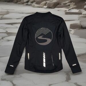 Women S‎ Petite Showers Pass Black Reflective Cycling Alpine Jacket Jersey